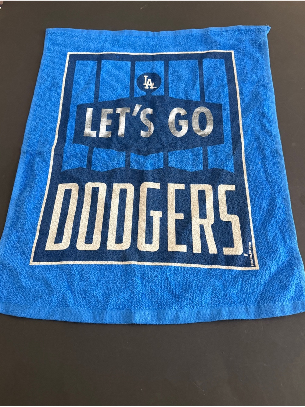 2018 Los Angeles Dodgers Let’s Go Dodgers Rally Towel BOA Pro Towels MLB New